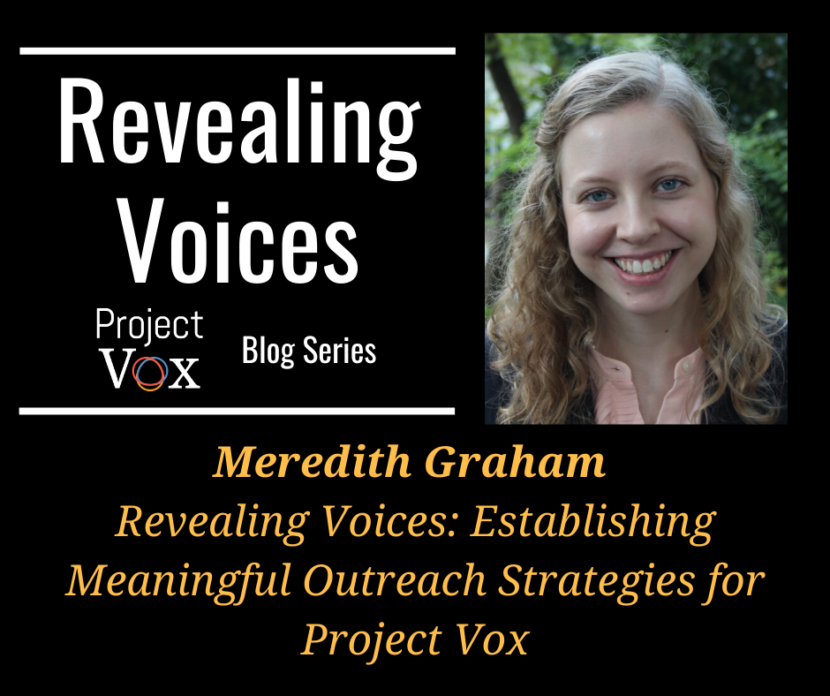 Revealing Voices: Meredith Graham