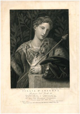Print done by Caterina Piotti Pirola in 1823 after the Moretto painting of Salomé