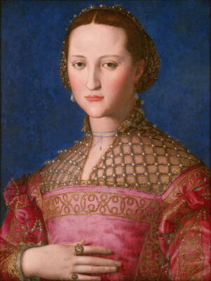 Duchess of Florence Eleanor da Toledo painted by Bronzino in 1543
