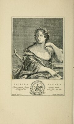 Gaspara Stampa's posthumous portrait from the eighteenth century