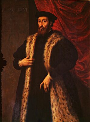 Portrait of Filippo Strozzi the Younger painted circa 1550 to 1560