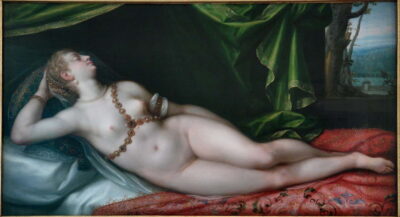 "Sleeping Venus" painted by Dirk de Quade van Ravesteyn circa 1608
