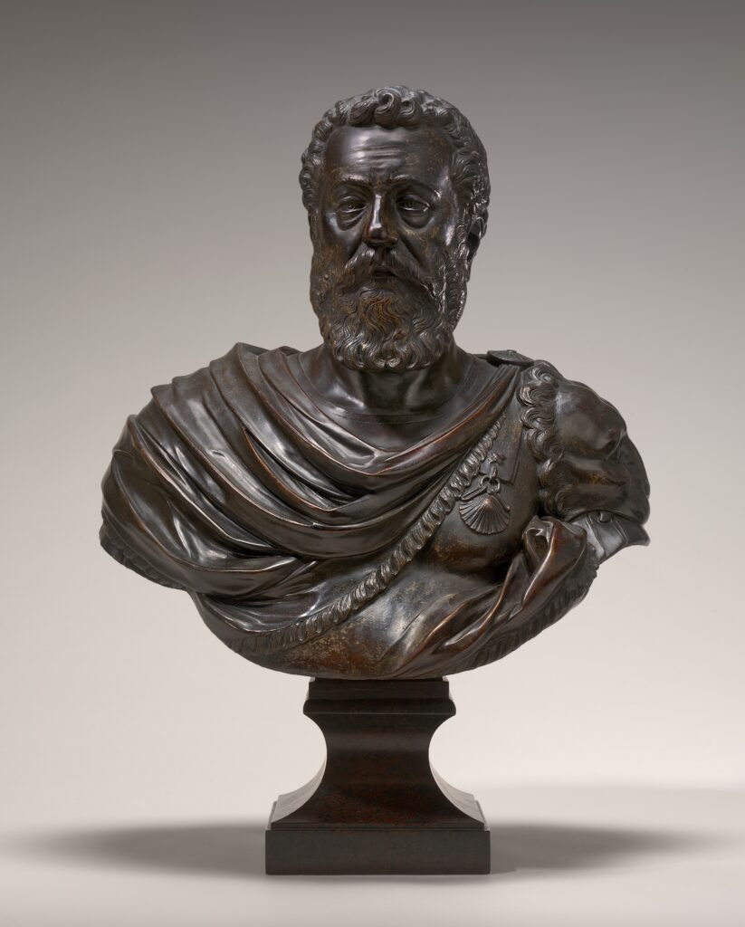 Bronze bust of Don Pedro Alvarez de Toledo, Viceroy of Spanish Naples